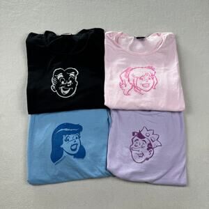Vintage Archie Comics Shirt Set Sz 2XL Multicolor Short Sleeve Jughead Betty Y2K